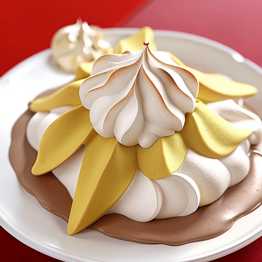 Fold dry ingredients into meringue 