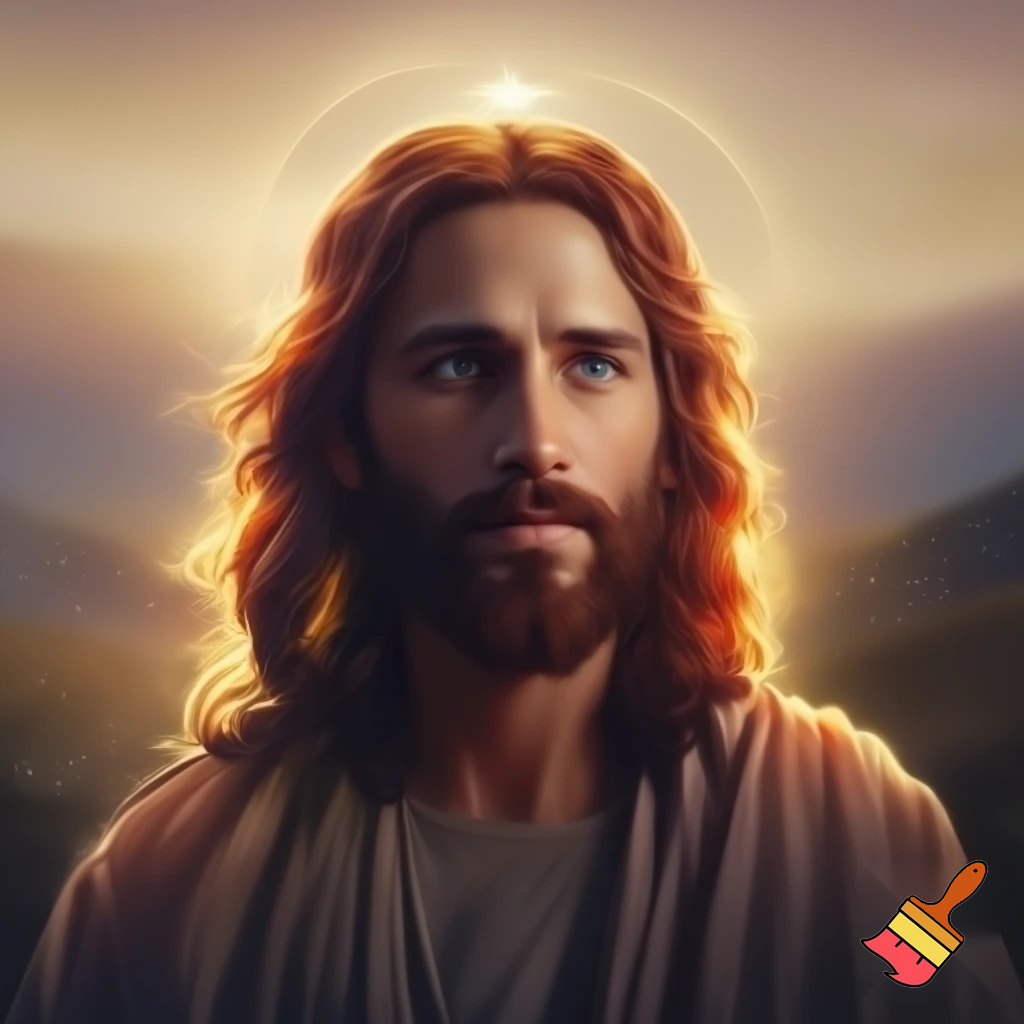 Jesus christ with ginger hair