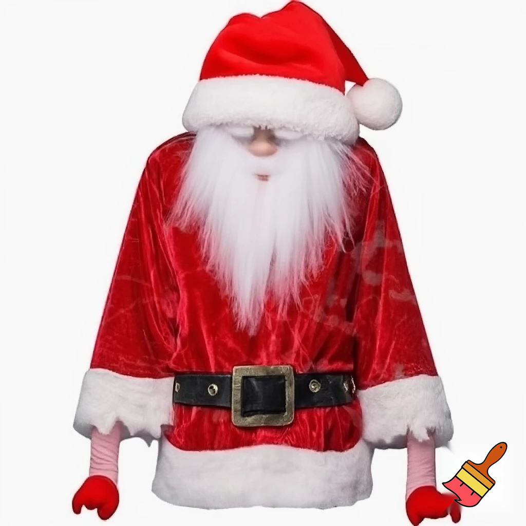 A wizard jacket Christmas jacket Santa Claus wizard Christmas shoes Christmas wizard hat a large one