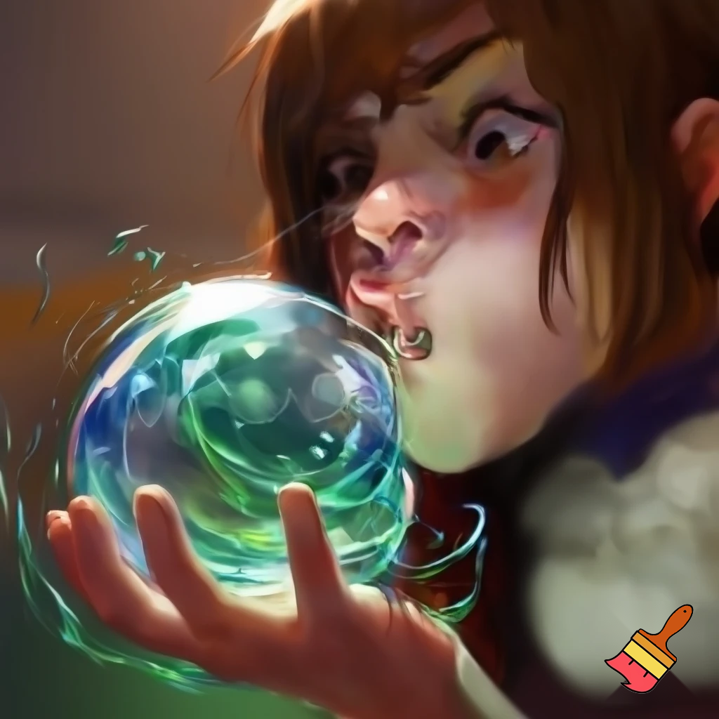 julie qui explose une balle antistress dans sa main pleins de liquide coule
