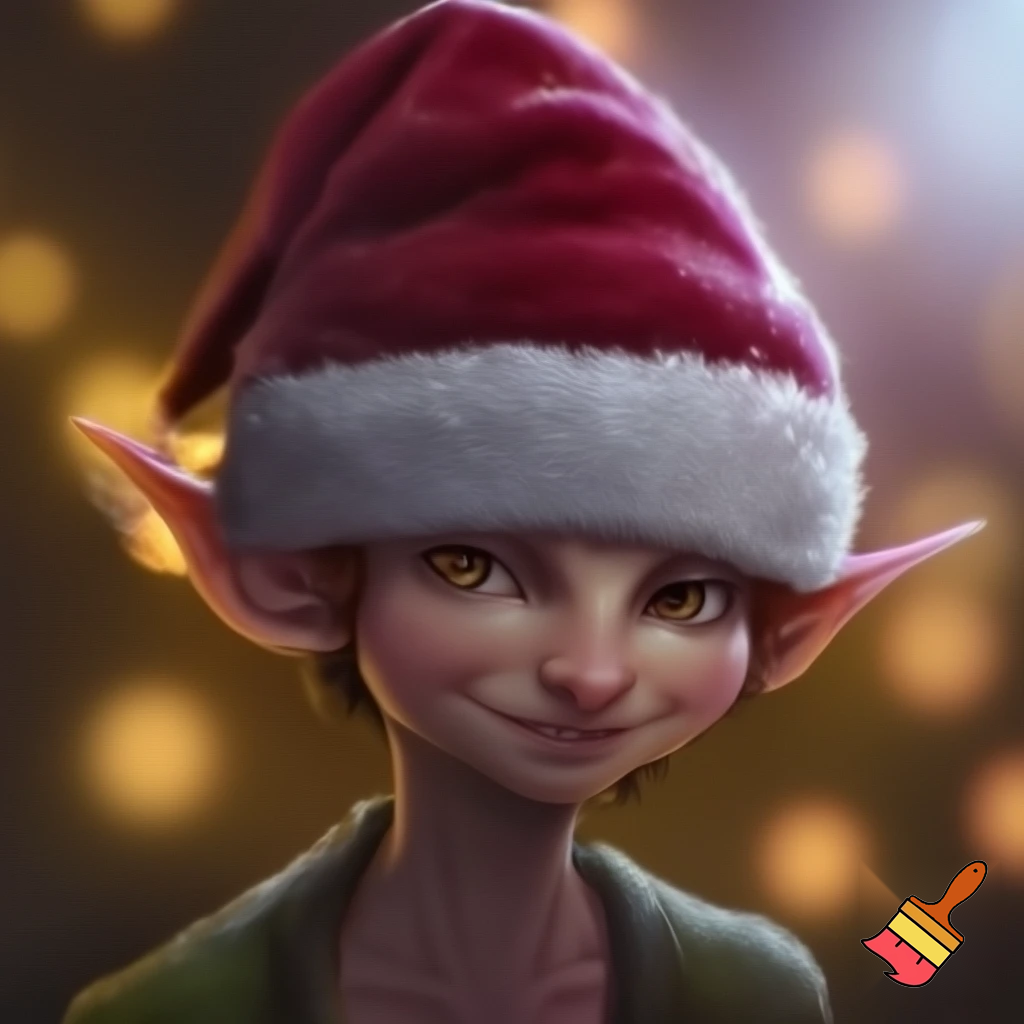 Elf on the shelf Santa Claus hat velvet
