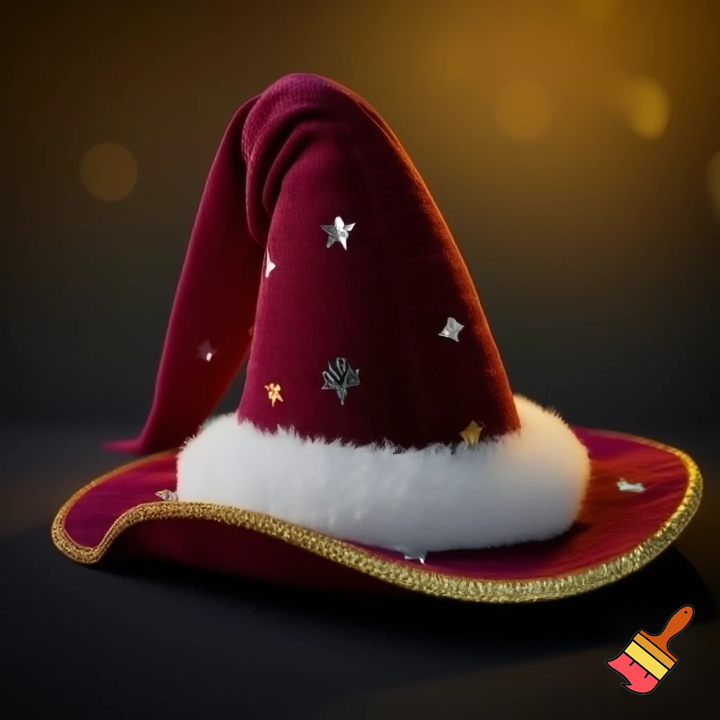 Christmas wizard hat