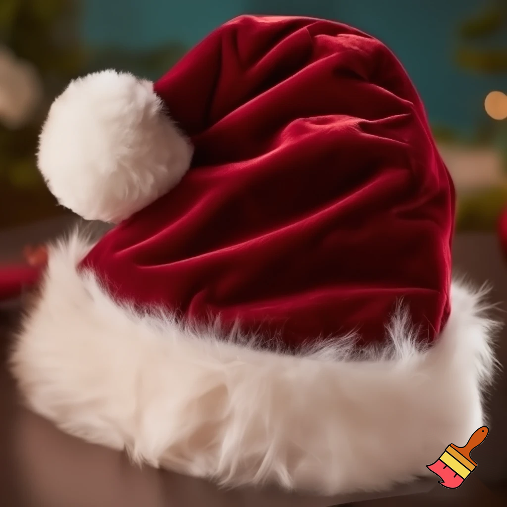 Santa Claus hat velvet Christmas Santa Claus hat 
