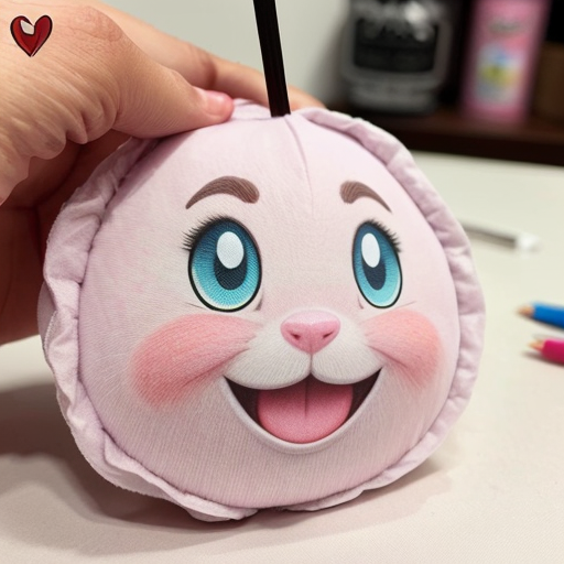 make a cotten candy mascot that is a cartoon