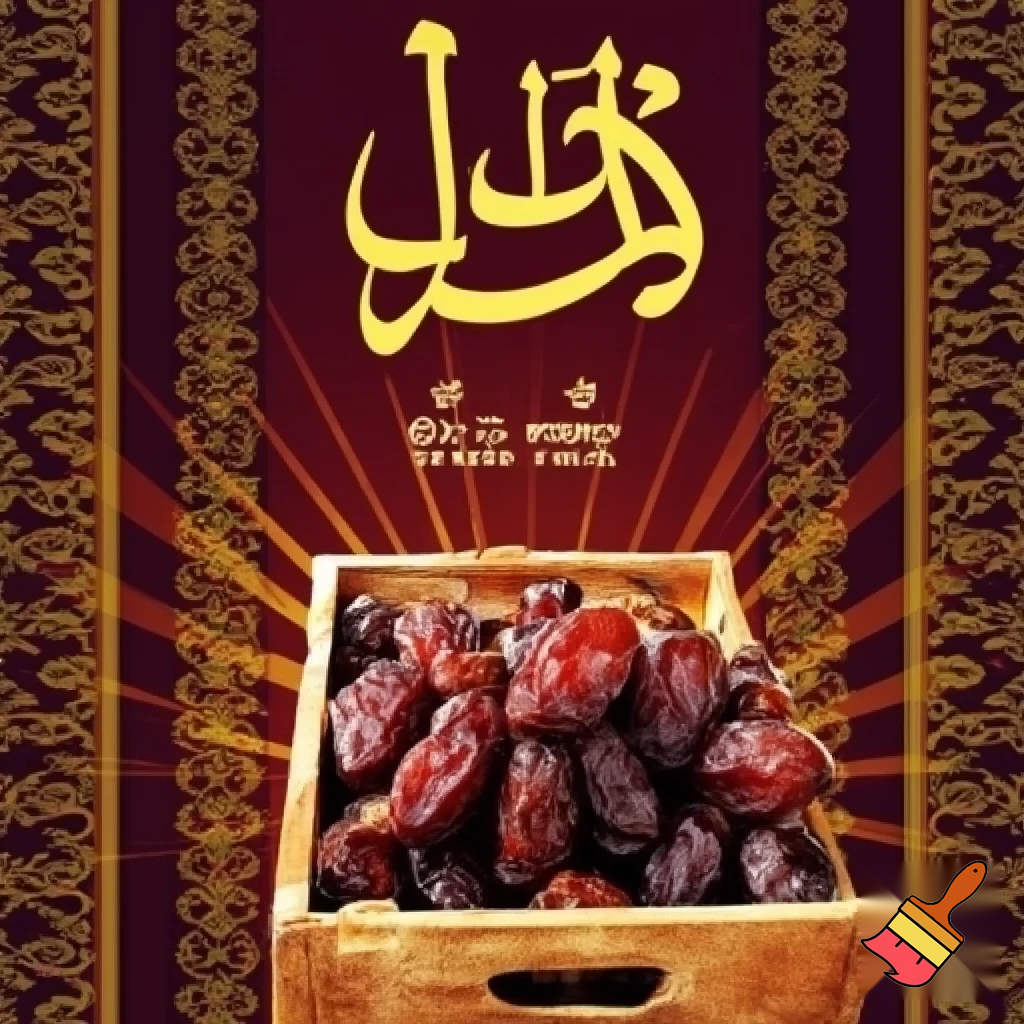 Make me a poster for a national day market stall project 5 dirhams for dates box 