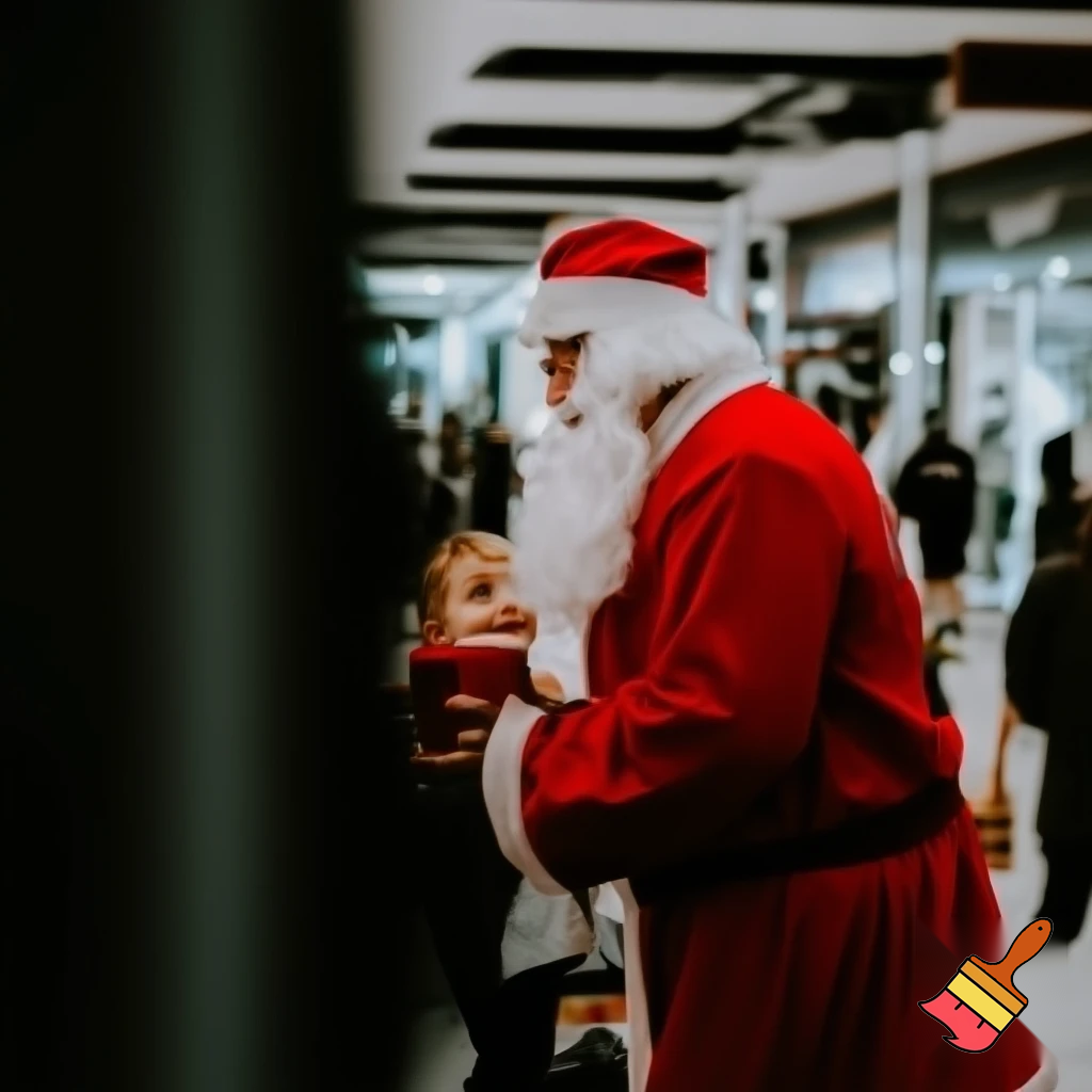 Santa Claus at Cranbourne shopping Centre