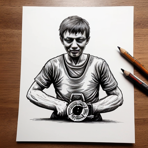 체인소맨 시이를 그려줘