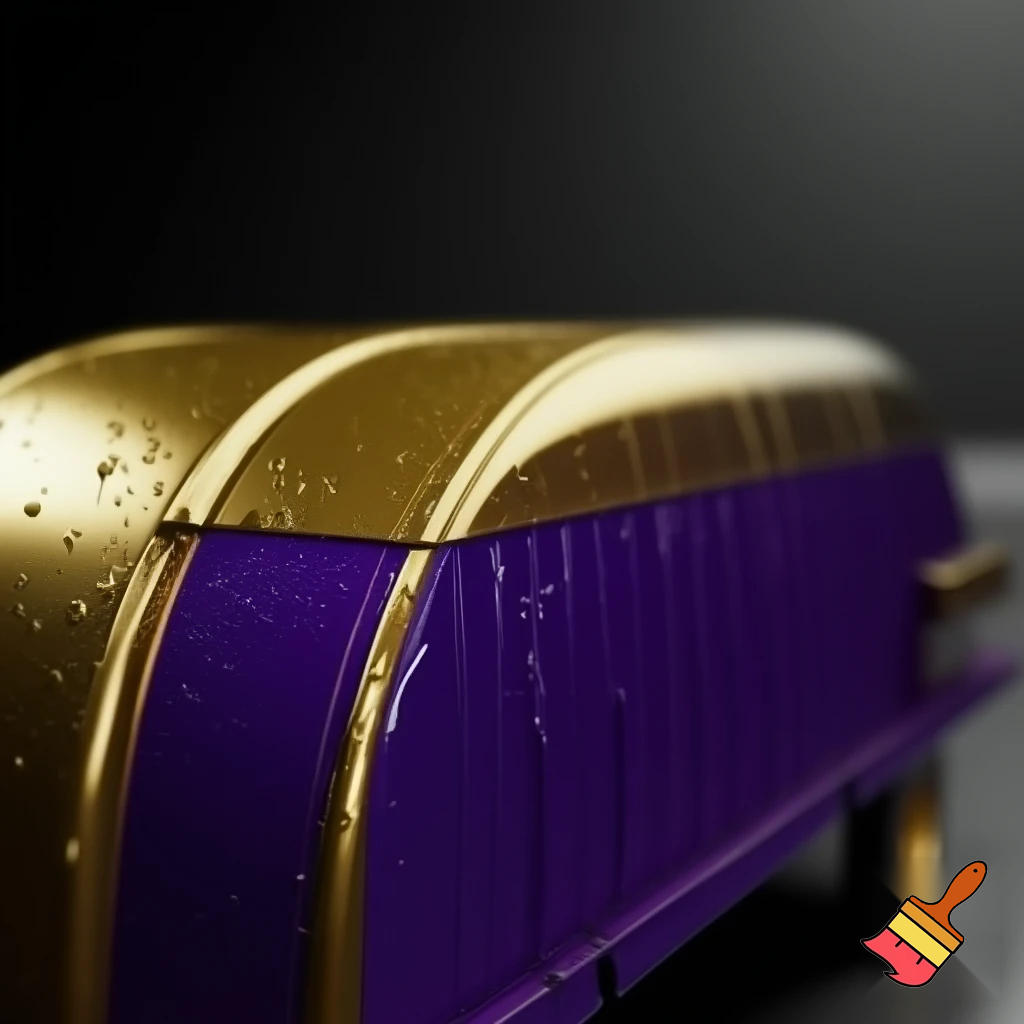 Gold and purple wagon golden purple wet wagon