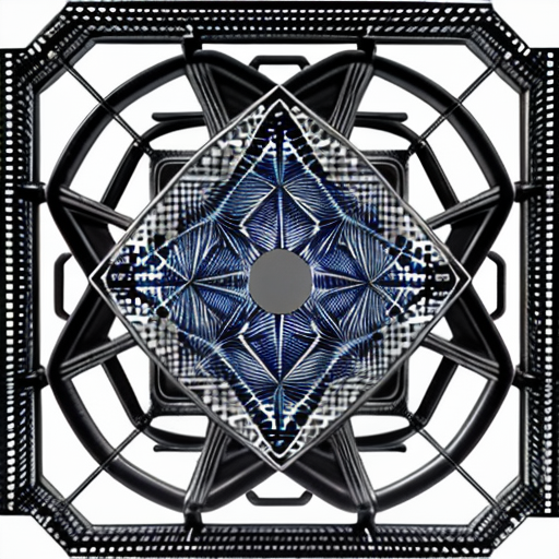 atomares Gitternetzwerk, dass mit einem Rastertunnelmikroskop angefertigt wurde. Zur Veranschaulichung fundamentaler physikalischer Gitterstruktur im 0,5–2nm-Bereich  