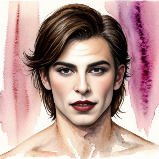 Vampire Prince with Brown Hair 