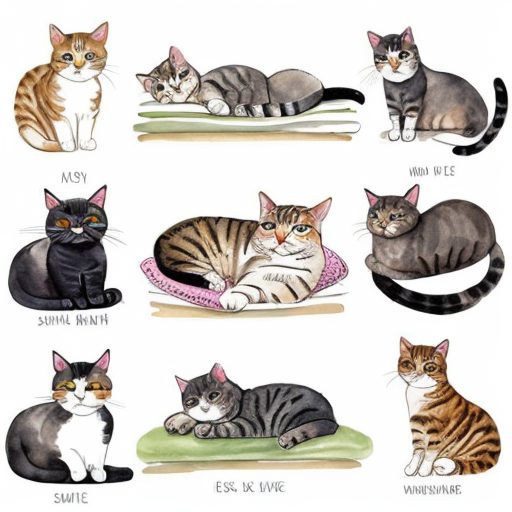 flash sheet/concept page/ design sheet.  Pinterest .  make this into a stencil/outline into minimalist simple one line vector or line drawing have a younger woman sleeping in a weird position cause cat is laying between her legs, ,ontop, or beside which is a chunky fatter cat sprawled out and then younger male sleeping sprawled out/wild position taking up the bed as well leaving her to be in uncomfortable position. and above them on head board top of bed another cat sleeping there. can you make a couple different ones and i can choose between or combine some parts from eacgwith different postions of all. flash sheet/concept page/ design sheet.  cute, simple, humorous,  first time ever doing this into wood. cut-out and raised.  