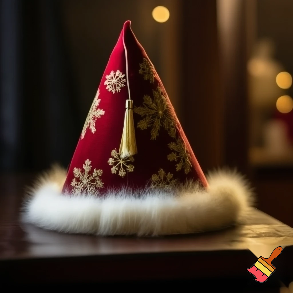 Christmas wizard hat