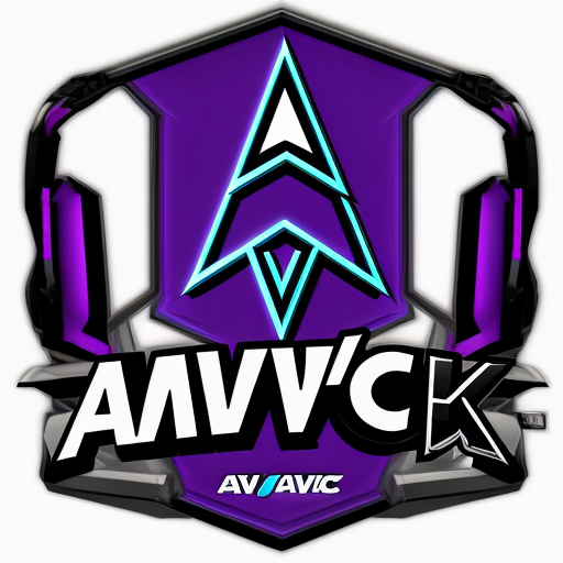 avhectic gaming logo purple