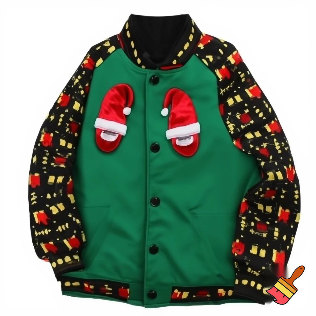 A wizard jacket Christmas jacket Santa Claus wizard Christmas shoes Christmas wizard hat
