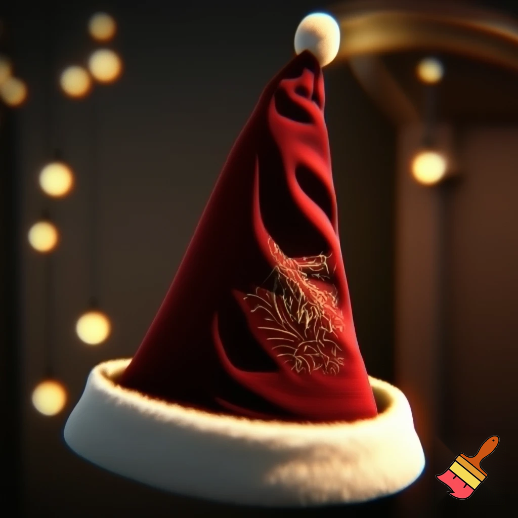 Christmas wizard hat