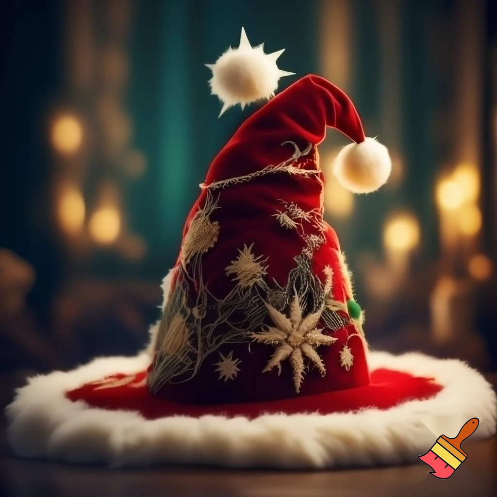 Christmas wizard hat