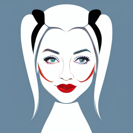 Killer frost crystal frost short white hair blue eyes marrying Harley Quinn blonde hair two pigtails blue eyes 