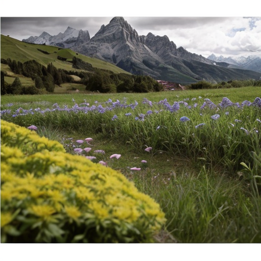 Create an ultra‑realistic, high‑resolution panoramic digital photograph (21:9 or wider) inspired by the natural look of the three reference images. Depict a wild alpine meadow of Taraxacum officinale (dandelions) at the foot of Monviso (Cuneo, Piedmont, Italy). The entire landscape must be black and white except for the dandelion flower heads, which must be vivid, saturated yellow. Maintain a fully photographic, non‑illustrative look with natural lens behavior, realistic lighting, and high micro‑contrast.

Foreground (macro realism):  
Show several dandelions in different growth stages: fully open flowers, half‑open flowers, elongated closed buds, and delicate airy seed heads. Each open flower must have a clearly visible green involucre (collar) beneath the petals, with layered bracts and correct botanical proportions. Stems must be slightly hairy with visible micro‑texture. Leaves must be jagged, deeply lobed, irregular, and varied in size, orientation, curvature, serration depth, and natural imperfections. In the lower left foreground, diversify the leaves significantly to avoid repetition or symmetry.

Midground (natural density):  
A dense but natural field of dandelions with recognizable flower shapes, not yellow blobs. Include scattered seed heads among blooming flowers, never grouped artificially. Maintain a patchy, organic distribution with areas of higher density and areas more sparse, exactly like in the three reference images.

Background (mountain + atmosphere):  
Monviso must appear with its authentic silhouette, sharp peak, and increased snow coverage on upper ridges. Snow must be crisp and realistic, with natural contrast against the rock. The sky must be dramatic, overcast, with soft diffused light typical of pre‑storm alpine weather.

Composition:  
Reduce sky height and raise the flower field so both the field and the mountain peak remain visible in the upper half of the frame. Use a full‑frame DSLR aesthetic with deep depth of field, high micro‑contrast, and natural wide‑angle perspective.

Color and tone:  
Black‑and‑white landscape with only the flower heads in saturated yellow. Leaves, stems, mountains, and sky must remain grayscale.

Watermark:  
Add a subtle, low‑opacity watermark “www.comunanza.org” in the lower right corner, integrated naturally into the grayscale foliage.

Camera settings:  
Full‑frame DSLR, 24–35mm lens, aperture f/11–f/16, ISO 100, shutter speed 1/125–1/250, high micro‑contrast, natural vignetting, edge‑to‑edge sharpness, realistic lens behavior, no distortion.

Overall aesthetic:  
Hyper‑realistic digital photography, natural imperfections, atmospheric depth, botanical accuracy, cinematic contrast, and the organic naturalness of the three reference images.