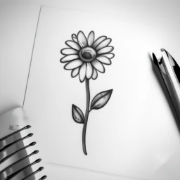 april birth flower tattoo
