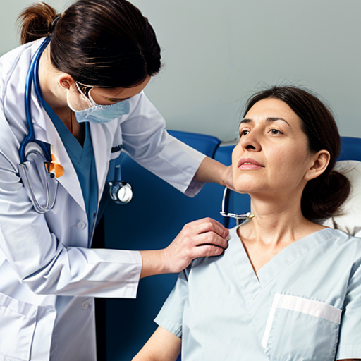 A doctor treatment a patient