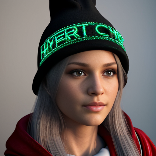 Christmas wizard hat Bendy hat