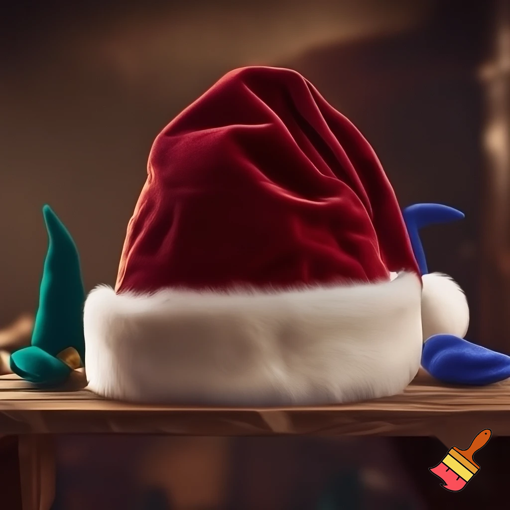 Send a Santa Claus hat over on the shelf hat velvet Alfie elf hat velvet
