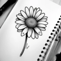 april birth flower tattoo