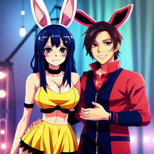 Show me what would happen if a boyfriend and girlfriend (Friday night funkin') were captured by female animatronics fnaf 2 , who then decided to make the boyfriend a girl (change his gender and appearance) and put the girl (boyfriend gender) in a cute, sexy bunny animatronic costume, and the wife girlfriend in a female animatronic cat costume. Both died in agony. How would the spirit of the girl (boyfriend gender) and his wife (girlfriend) react afterward?