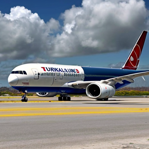 Turkish Airlines at Holguin airport in Cuba in 2026
