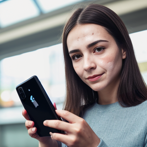 Smartphone und Technik gesichtserkennung
