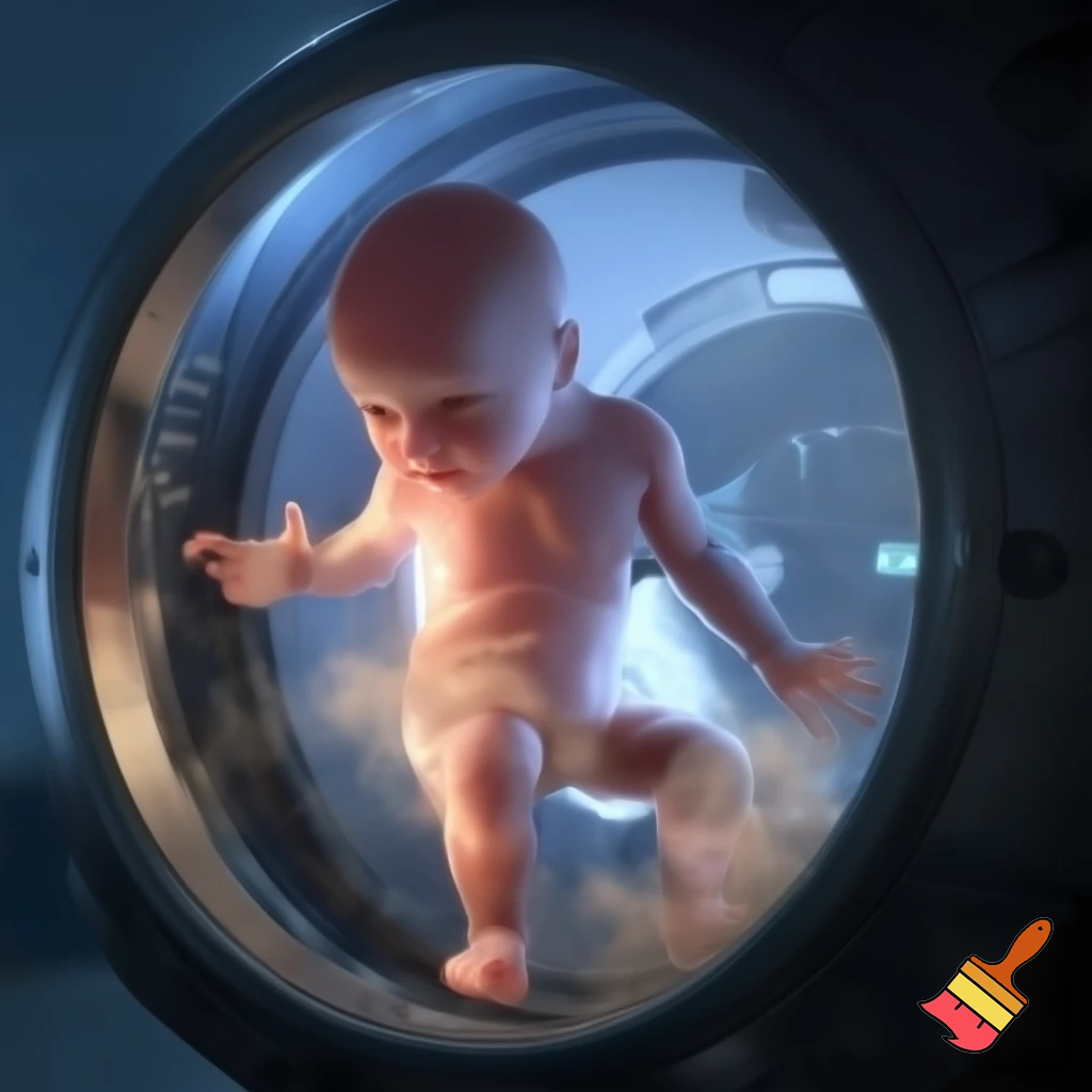 Sterile sci-fi awakening scene — a single pod opens, warm vapor spilling out, shard of sterile light tracing curved glass, a newborn humanoid stepping out: naked but composed, blank expression, clean metallic interior with glowing diagnostic glyphs underfoot, cinematic close-up, photo-realistic + painterly blend.

Settings / Steps:

Aspect ratio 4:5 (portrait) for character focus.

Camera: slightly low, 3/4 view to show pod interior and diagnostics.

Emphasize skin texture + subtle mechanical seams.

Add small depth-of-field to isolate subject.


Negative prompt: mutated hands, extra limbs, bad anatomy, cartoonish, watermark, extra fingers

Variations: silhouette profile, half-lit face, higher contrast for a dramatic poster.