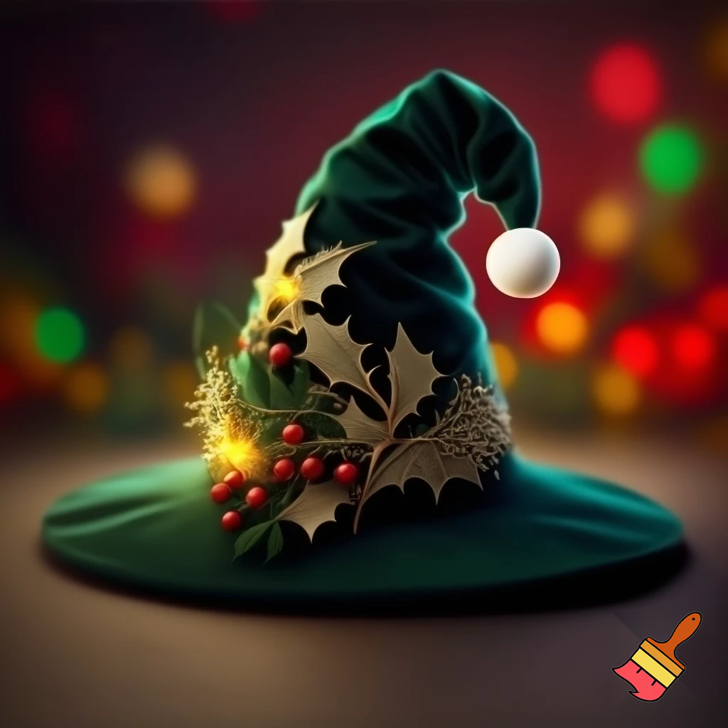 Christmas wizard hat