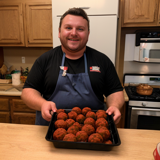 the meatball man from little runmo