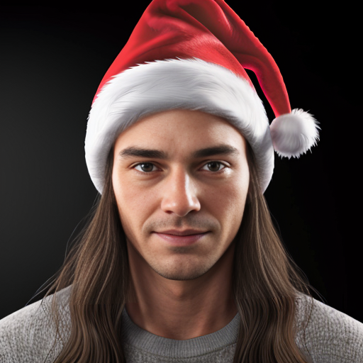 Christmas wizard hat