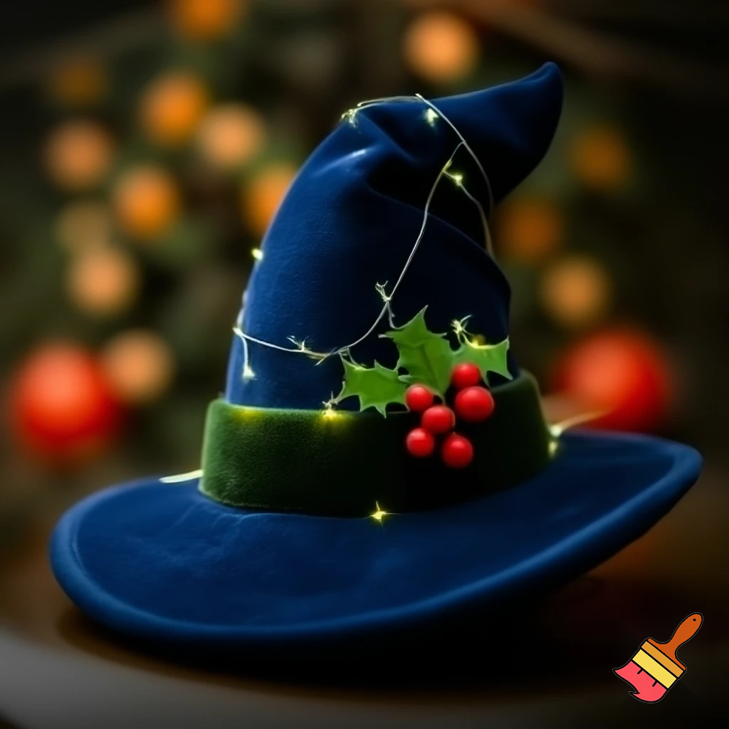 Christmas wizard hat