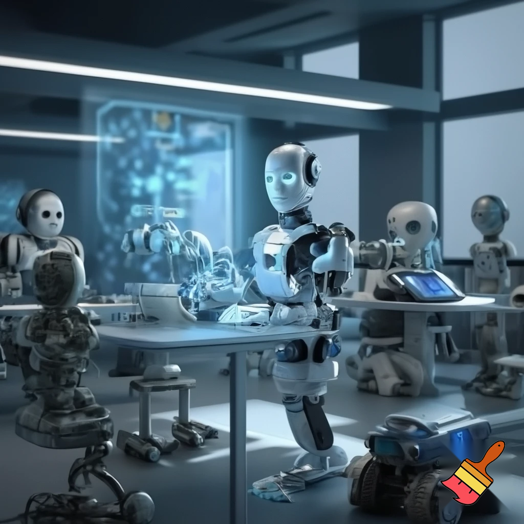 robot classroom
