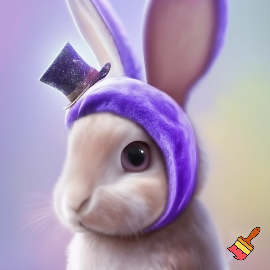 Easter bunny headband velvet Easter bunny, bunny ears, purple and white bunny velvet headband Easter bunny ear top hat ear headband glitter top hat velvet