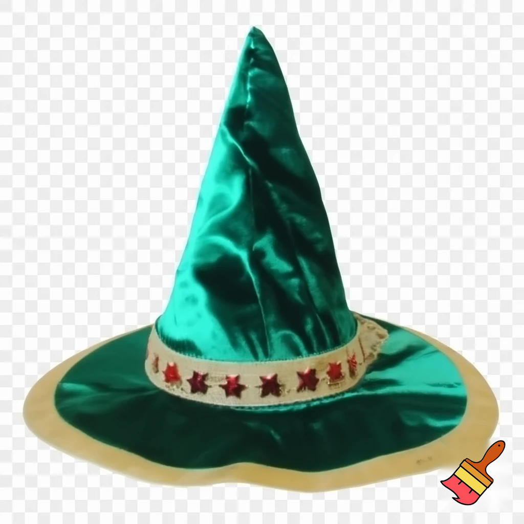 Christmas wizard hat read velvet
