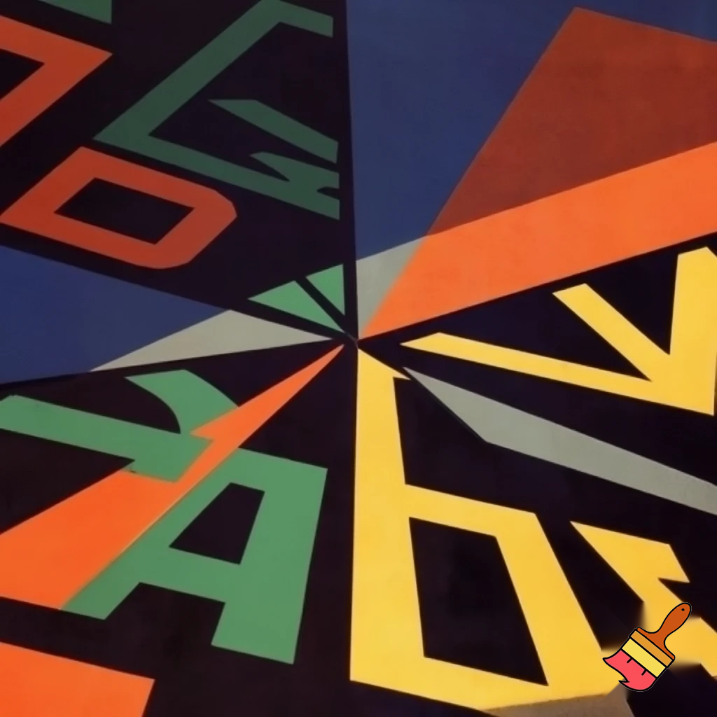 1 point perspective 1930s poster  about wordle