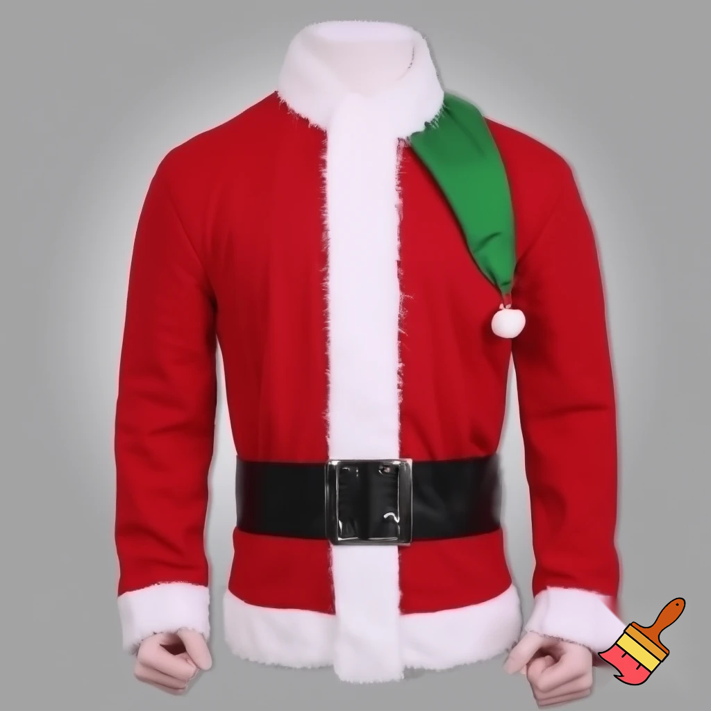 A wizard jacket Christmas jacket Santa Claus wizard Christmas shoes a wizard Santa Claus hat a wizard hat