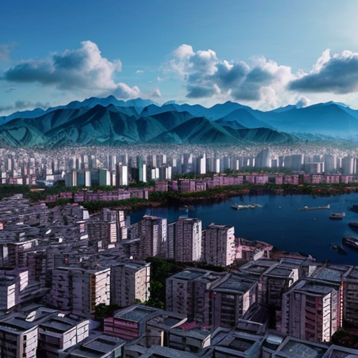 Venezuela Caracas in 2030 with no noises and beautiful cities