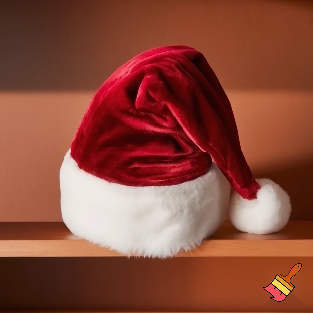 Send a Santa Claus hat over on the shelf hat velvet