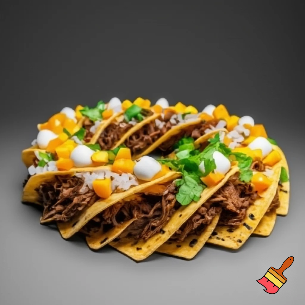 make a taco crown
