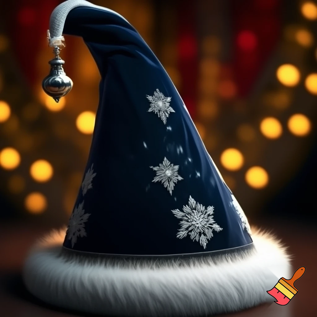 Christmas wizard hat