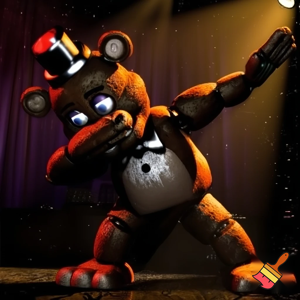 Freddy fazbear dabbing 