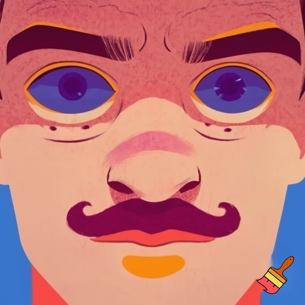 image of something in style of jacques azam of un jour une question
