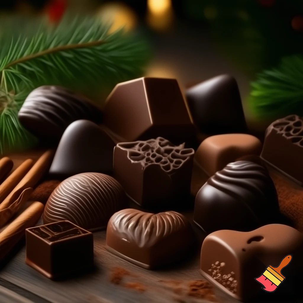 Chocolates special chocolate Christmas one
