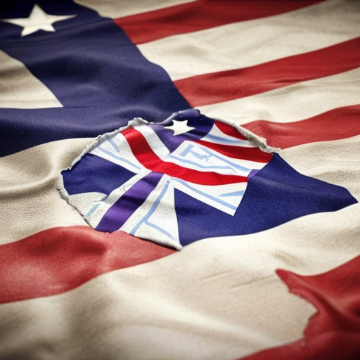 Make a map for my contry Aurelia the flag purple blue with star and allies France Italy and Spain 