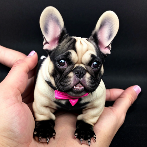 Make up body with the head to be a French bulldog with who’s white the arm to be a white pug, the other arm to be a black girl wiener dog Likes to be robot legs