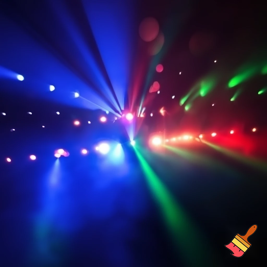 A musical event program lighting